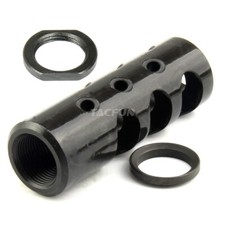 Competition Muzzle Brake 5/8"x24 TPI For .308/.300BLK  Washer  Jam Nut