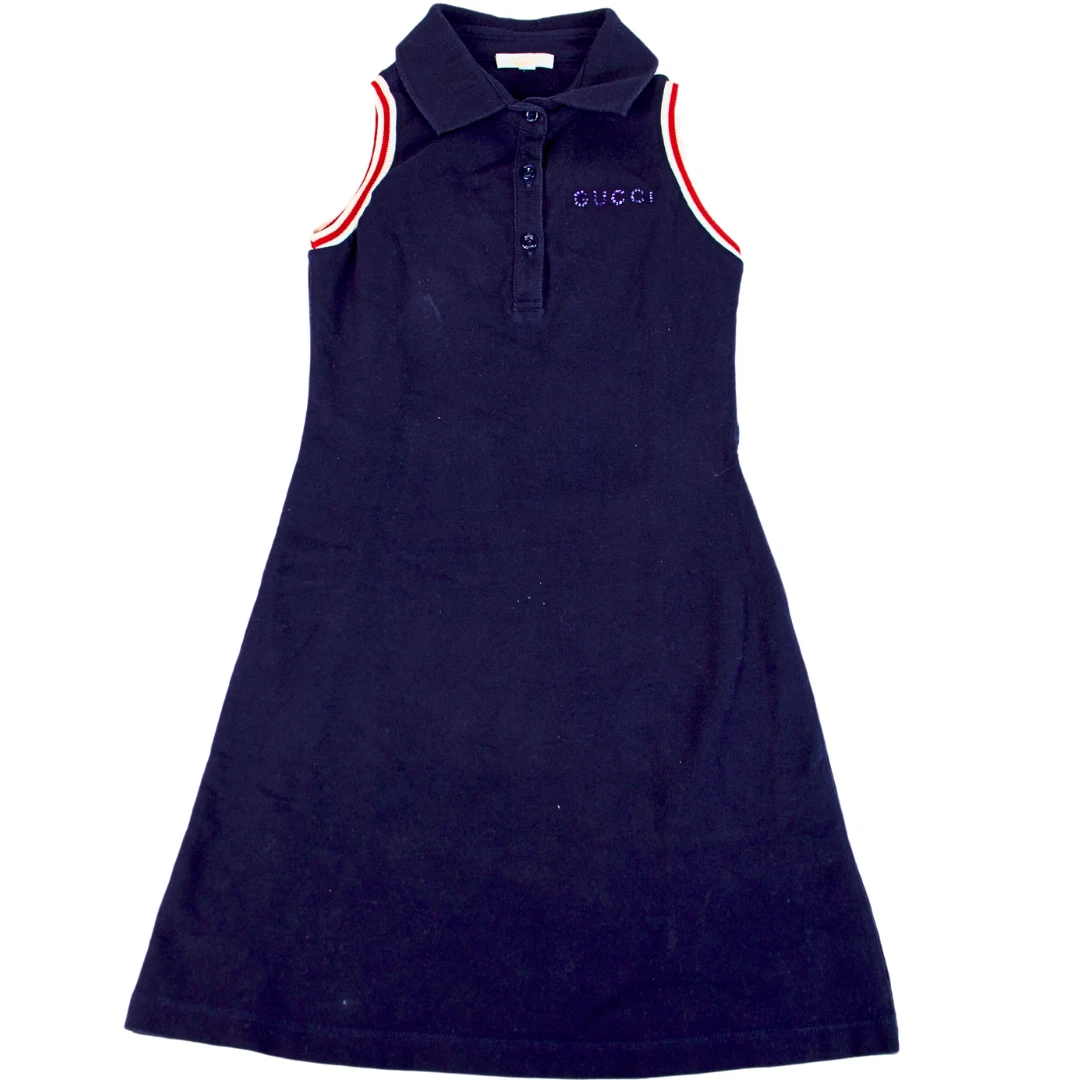 Robe polo fille GUCCI   Bleu marine, taille 6