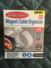 AS SEEN ON TV HOOHICKEY MAGNET CABLE ORGANIZER 3.3 FEET - NEW