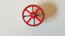 Playmobil Arena R&ouml;mer Streitwagen Rad rot / silber  Ersatzteil