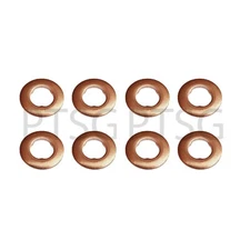 Genuine Febi Diesel Injector Copper Base Washers Set of 8 for GL-Class Mercedes