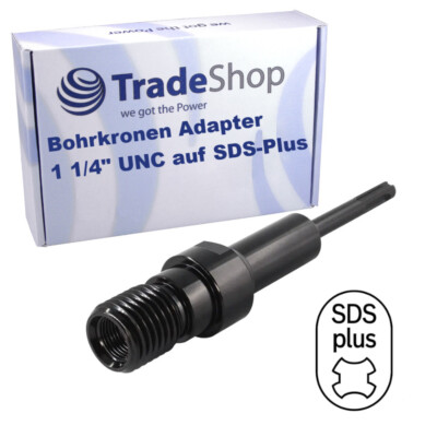 SDS Plus Adapter auf 1 1/4 Zoll Zapfen Bohrkronen Adapter für Diamantbohrkronen