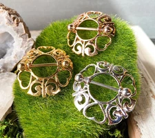 PAIR Tribal Hearts Nipple Rings Shields 14g Pierced Body Piercing Jewelry