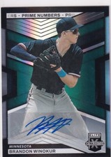 2023 Panini Elite Extra Edition Prime Numbers A Auto #47 Brandon Winokur /200