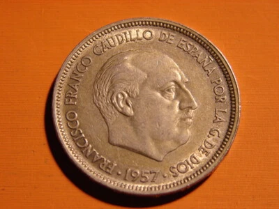 ESPAGNE. 50 PESETAS 1957. ETOILE 58. FRANCO. - Photo 1/2