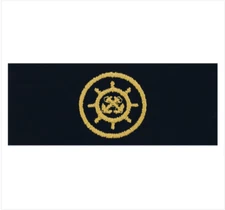 GENUINE U.S. NAVY EMBROIDERED BADGE: CRAFTMASTER - EMBROIDERED ON COVERALL
