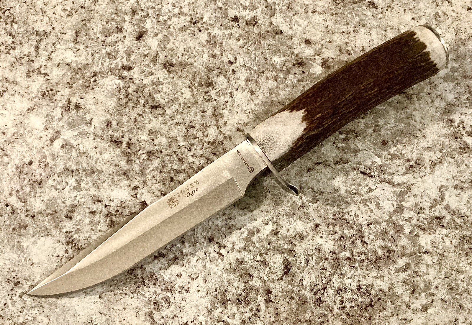 New Joker Tigre Stag Handle Bowie Knife MFG Spain eBay