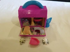 Vintage 1995 Pound Puppies Hideaway/Camp Hide And Seek Playset MISSING ONE STONE