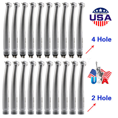 SANDENT NSK Style Dental High Speed Handpiece Push Button Turbine 2Hole / 4Hole