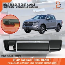 Rear Tailgate Handle Cover Trim Camera Hole FIT Mazda BT-50 TF 20-23 Ute Pickup