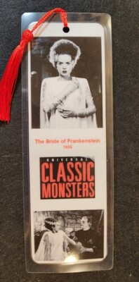 Classic Universal Monster Bookmark - Hand Made - Choose Monster - 5 ml - 8'' x 3''