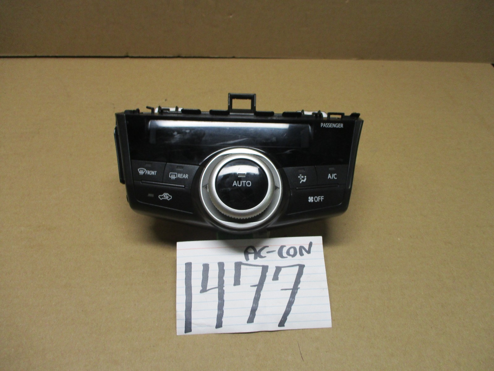 2014 Toyota Prius V AC and Heater Control Used Stock #1477-AC 