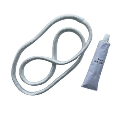 New W10906683 Dryer Door Seal (Adhesive is included) for Whirlpool, KitchenAid