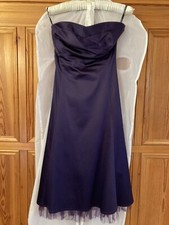 Warehouse Spotlight  Satin Prom dress, Dark Purple, Womens Size 8 worn once