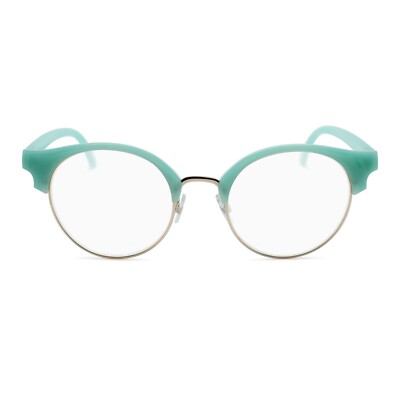 Large Round Reading Glasses for Women Oversized Readers Turquoise Pink Horn Rim