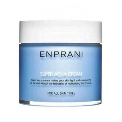 Enprani Super Aqua Cream 200ml , Moisturizing, Korean Cosmetics, Kbeauty, sample