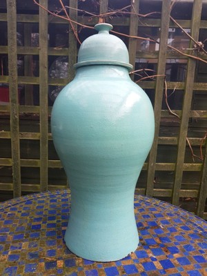 Moroccan Large Handmade Glazed Ceramic Decorative Pottery Vase Urn