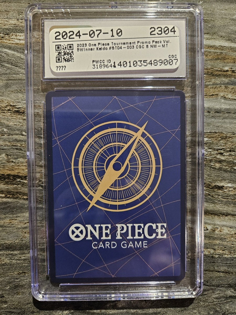 Kaido Treasure Cruise Winner ST04-003 One Piece Card English CGC 8