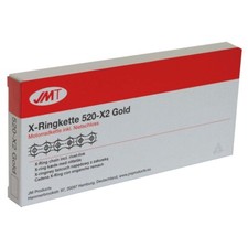 Jmt X-Ring 520 X2 Gold 106 Chain and Rivet for Kawasaki 250 Kr-1 1988-1989