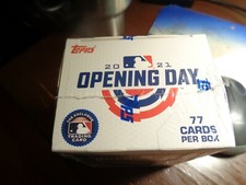 2021 OPENING DAY TOPPS BOX 77 CARDS.