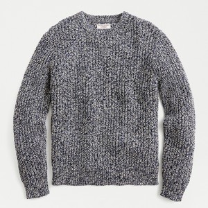 J Crew Wallace Barnes Crewneck Sweater In Marled Italian Cotton
