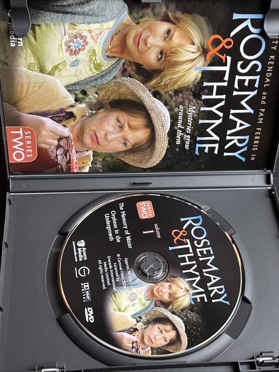 Rosemary & Thyme - Series 2 (DVD, 2006, 3-Disc Set) VG | B2G1FREE