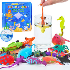 Color Changing Mold Free Bath Toys for Toddlers Kids, Color Change Sea Creatures