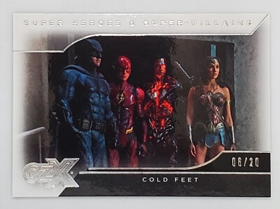 2019 Cryptozoic CZX Super Heroes & Villains Silver Foil #8 Cold Feet #6/20