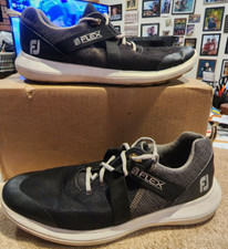 Footjoy Flex Men's Black Golf Shoes Spikeless Size 10 M