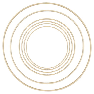 2 Stck DIY Traumfnger Bambusring Ring Reifen  10 - 40 cm | eBay.de