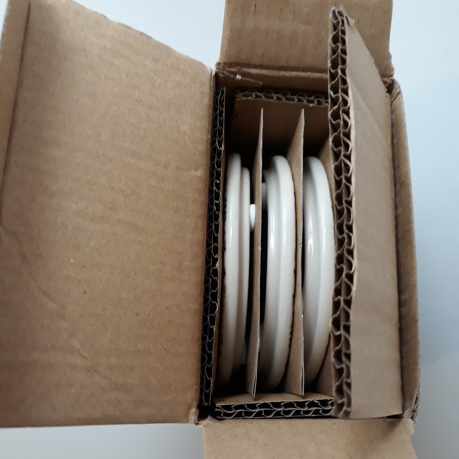 4 Chic & Tonic Stoneware Coasters Round 4" Floral Spring Summertime Pattern NIP