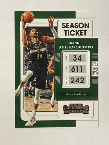 Giannis Antetokounmpo Basketball Cards ***You Pick***  Bucks MVP Revised 10/7 - Picture 48 of 121