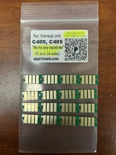 16 x Toner Chip  for Xerox VersaLink C400, C405 Printer Refill (High Capacity)
