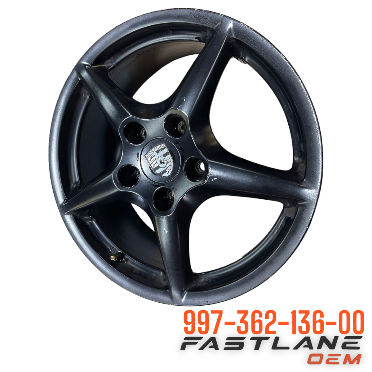 2005-2008 PORSCHE 911 FRONT ALLOY WHEEL RIM 8X18 ET57 USED OEM 997