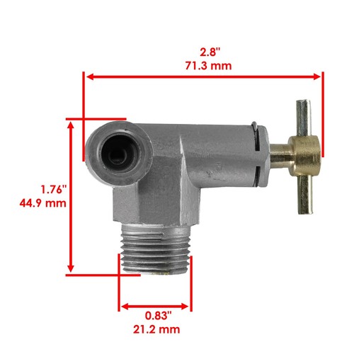 Fuel Tap Shut Off Valve For Ford D1NN9N024A D1NN9N024B D2NN9N024AA