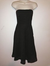 J.CREW STRAPLESS COTTON DRESS O NEW BROWN