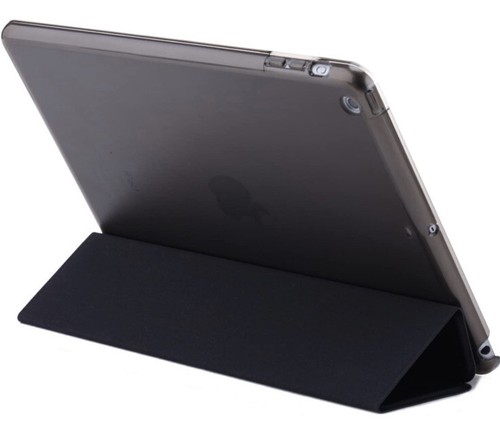 THZY Protective Smart Case Transparent Back Cover Apple IPad Air Or 5 Black - Photo 3/9