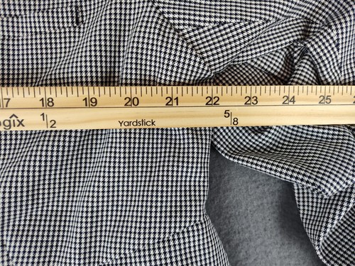 Free People Women's Betty Blazer Hounds Tooth Print Black & White XL NWOT - Picture 13 of 17