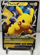 Pokémon TCG Pikachu V SWSH Black Star Promos SWSH061 Holo Promo