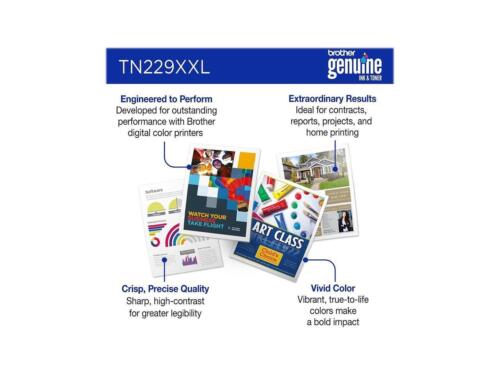 Brother Genuine TN229XXLBK Super High-yield Black Toner Cartridge - Picture 5 of 5