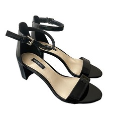 Nine West Shoes Womens Size 7.5 Pruce Heeled Sandal Black