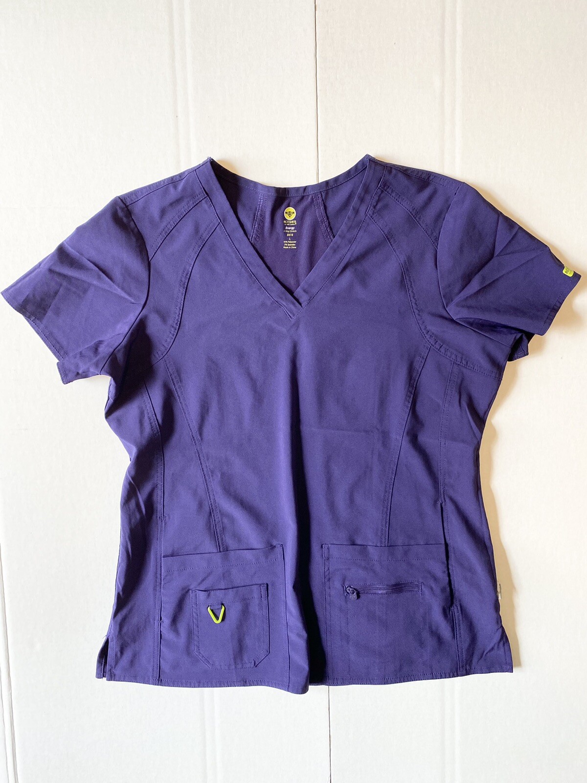 Activate Med Couture 4 Way Energy Stretch Scrub Tops … Gem