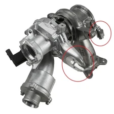 Turbocharger with defect for Audi 1.8 TFSI 06K145713E
