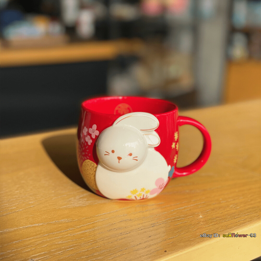 Starbucks China 2023 Year Of The Rabbit 12oz And 3oz Mugs Starbucks China 2023 Year Of The Rabbit 12oz And 3oz Mugs