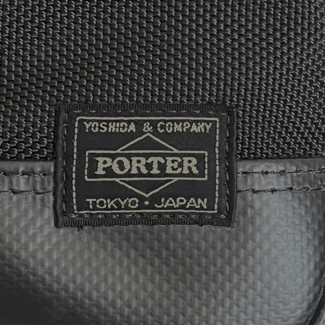 Porter Heat Tote Bag Black Zipper Lid Rare Stylish Business Porter Heat Tote Bag Black Zipper Lid Rare Stylish Business