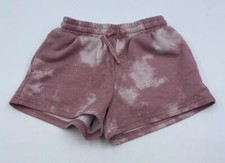 R R Girls Shorts Pink Tie Dye Elastic Waist Pockets See Photo Measurments Used