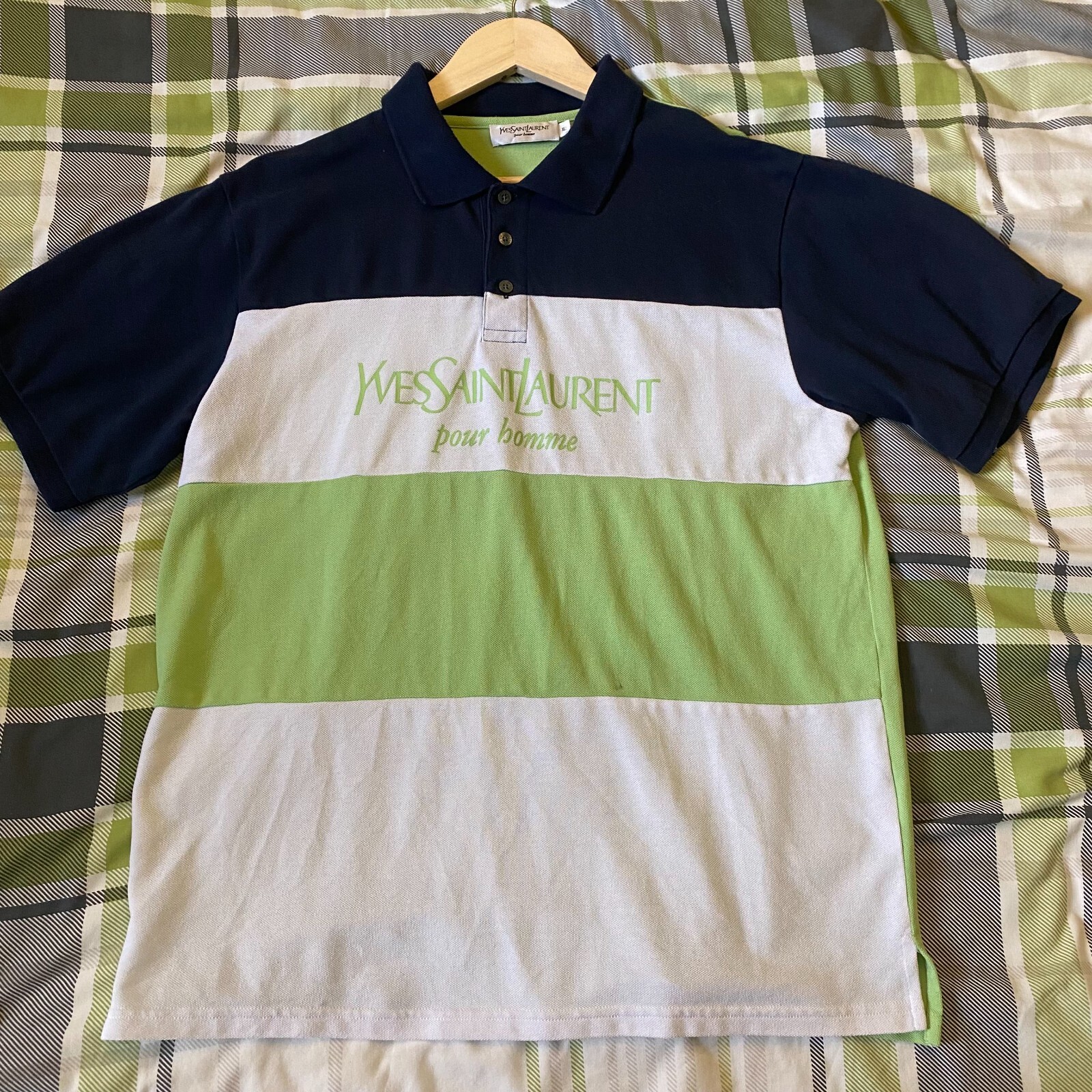 SAINT LAURENT Polo uomo YSL XL buone condizioni piccolo segno come da foto