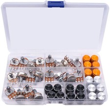 60PC Potentiometer Kit B5K 10K 20K 50K 100K Ohm Linear Taper Rotary Audio USA