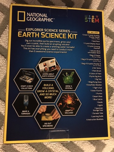 NATIONAL GEOGRAPHIC Earth Science Kit - über 15 wissenschaftliche Experimente & MINT-Aktiv - Bild 3 von 8