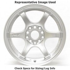 Gram Lights Wgie35aqnk 57dr 15x8 Wheel 4x100 Bolt Pattern Sunlight Silver New